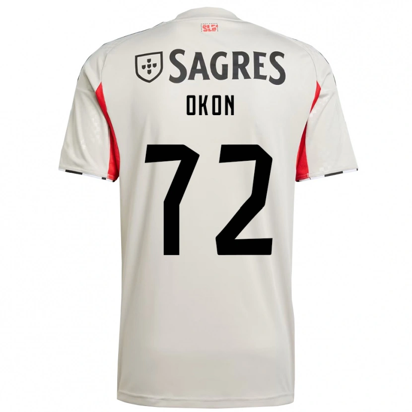 Danxen Kinder Paul Okon #72 Creme Weiß Rot Auswärtstrikot Trikot 2025/26 T-Shirt Österreich