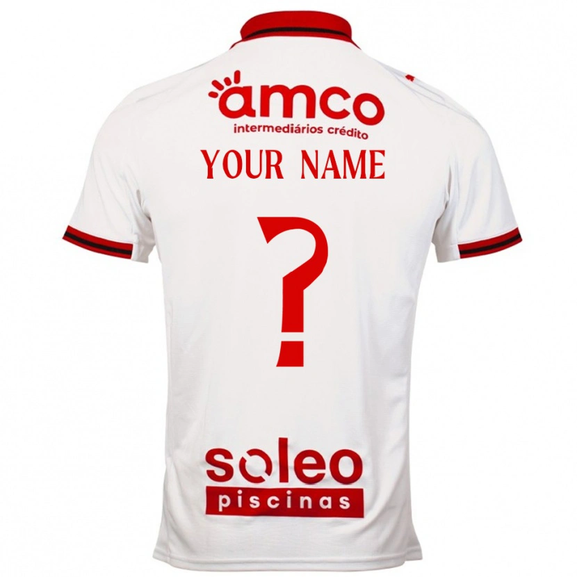 Danxen Kinder Ihren Namen #0 Weiß Rot Auswärtstrikot Trikot 2025/26 T-Shirt Österreich