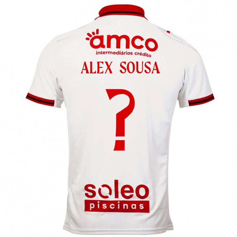 Danxen Kinder Alex Sousa #0 Weiß Rot Auswärtstrikot Trikot 2025/26 T-Shirt Österreich