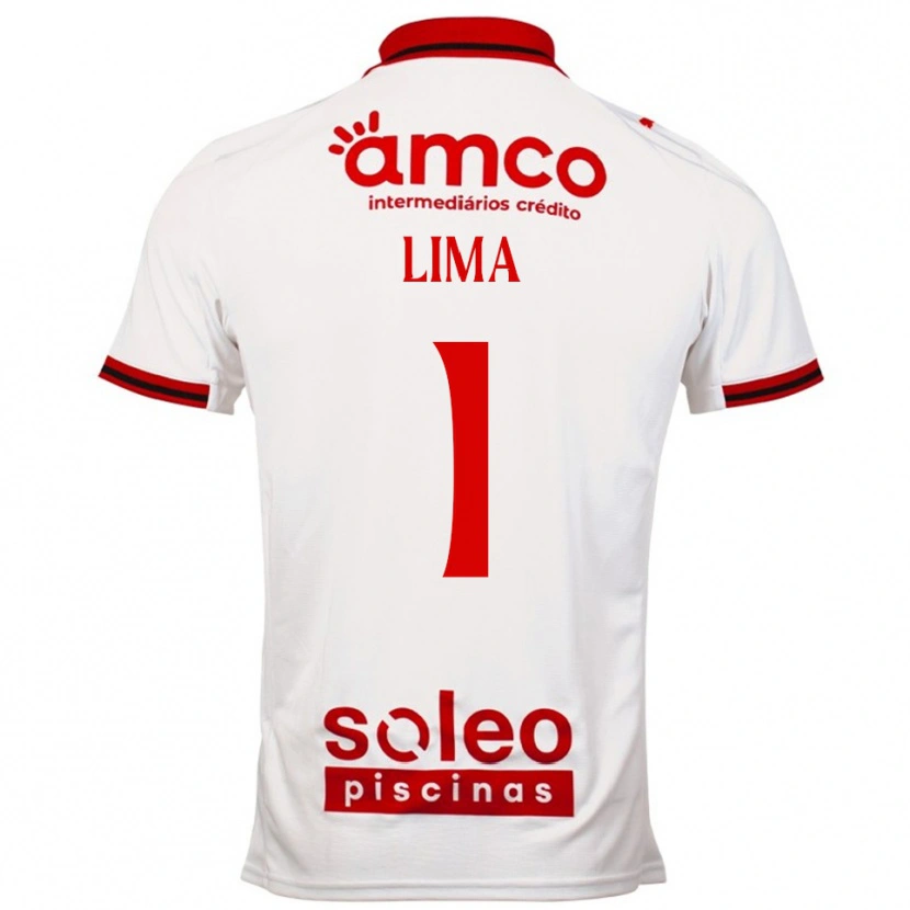 Danxen Kinder Aline Lima #1 Weiß Rot Auswärtstrikot Trikot 2025/26 T-Shirt Österreich