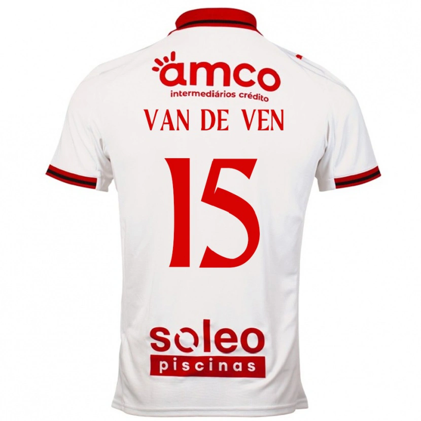 Danxen Kinder Zoï Van De Ven #15 Weiß Rot Auswärtstrikot Trikot 2025/26 T-Shirt Österreich