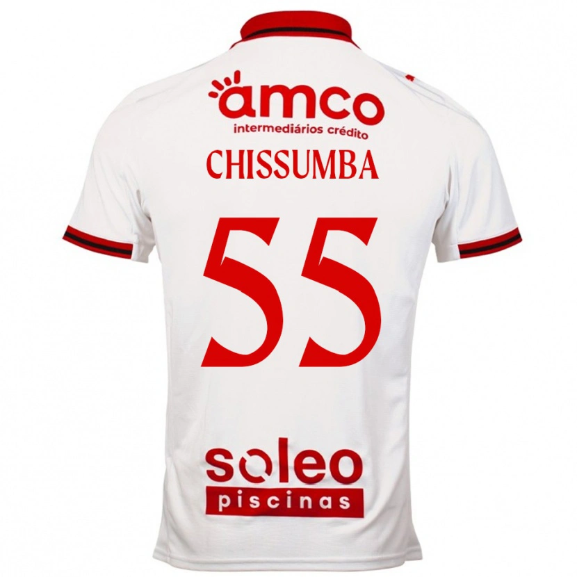 Danxen Kinder Chissumba #55 Weiß Rot Auswärtstrikot Trikot 2025/26 T-Shirt Österreich