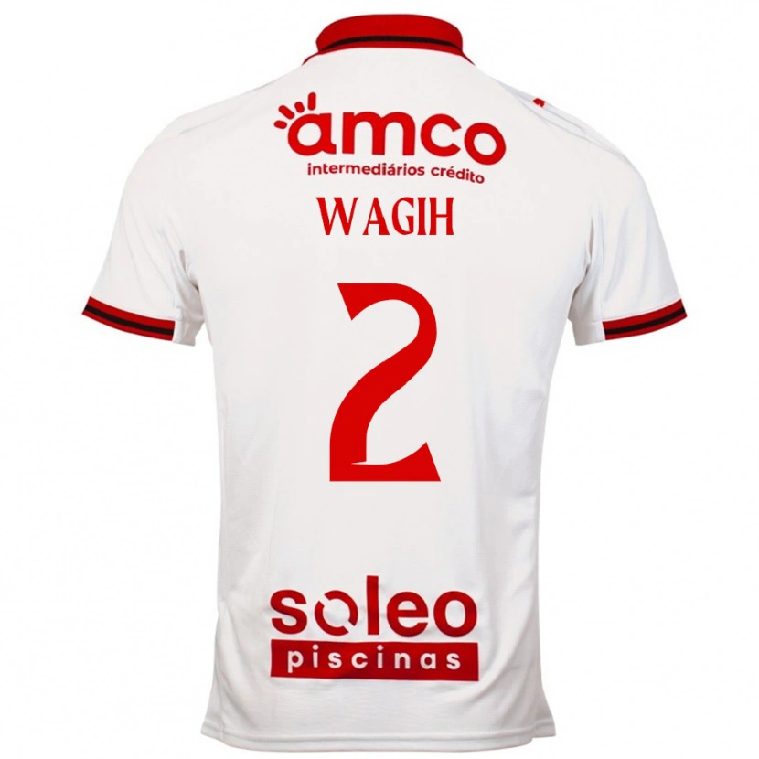 Danxen Kinder Youssef Wagih #2 Weiß Rot Auswärtstrikot Trikot 2025/26 T-Shirt Österreich