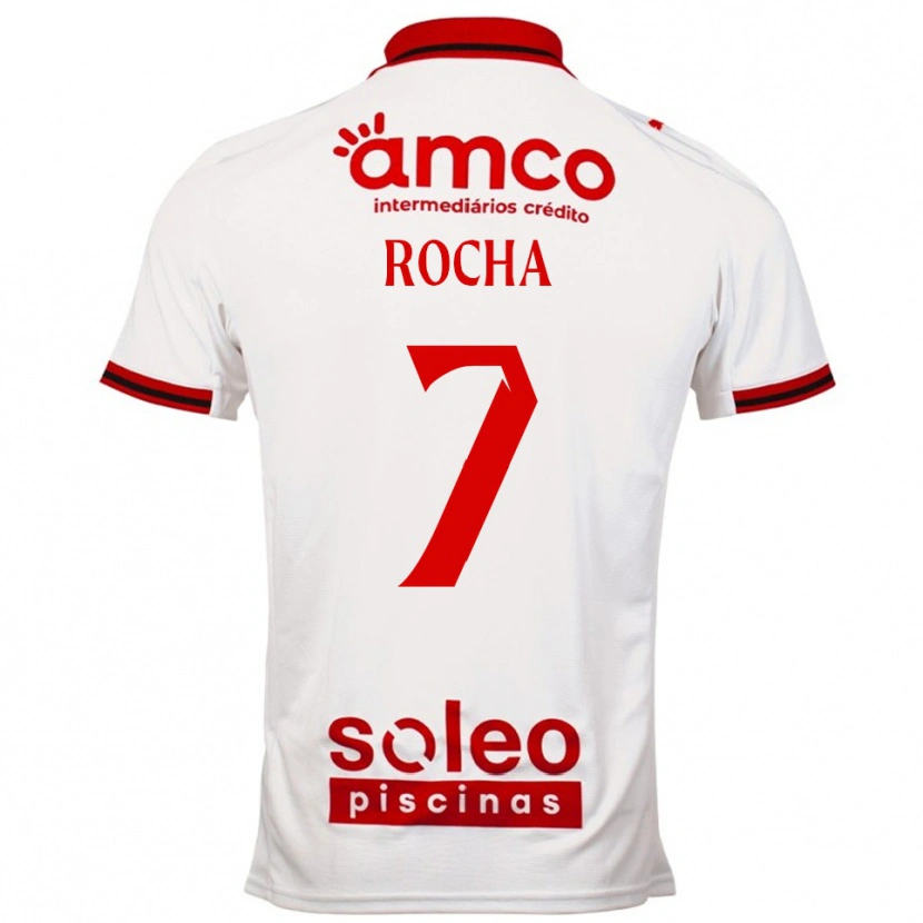 Danxen Kinder Carolina Rocha #7 Weiß Rot Auswärtstrikot Trikot 2025/26 T-Shirt Österreich
