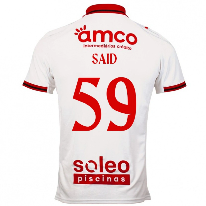 Danxen Kinder Yan Said #59 Weiß Rot Auswärtstrikot Trikot 2025/26 T-Shirt Österreich