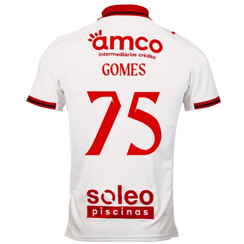 Danxen Kinder Tomás Müller #75 Weiß Rot Auswärtstrikot Trikot 2025/26 T-Shirt Österreich