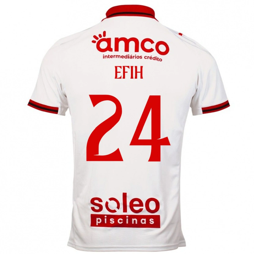 Danxen Kinder Peace Efih #24 Weiß Rot Auswärtstrikot Trikot 2025/26 T-Shirt Österreich