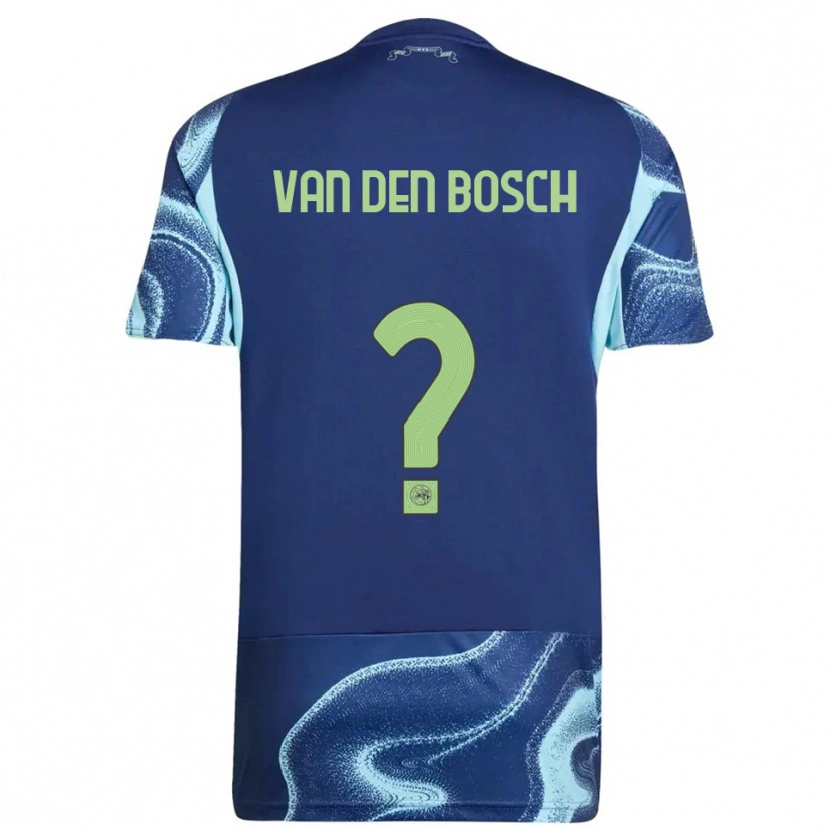 Danxen Kinder Frederico Van Den Bosch #0 Marine Himmelblau Auswärtstrikot Trikot 2025/26 T-Shirt Österreich