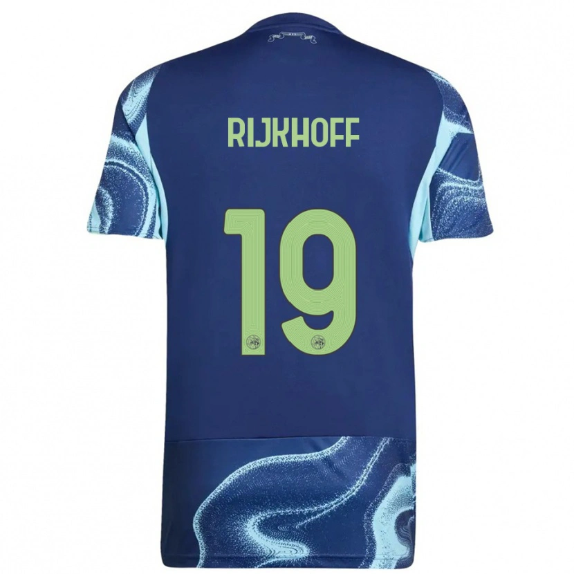 Danxen Kinder Julian Rijkhoff #19 Marine Himmelblau Auswärtstrikot Trikot 2025/26 T-Shirt Österreich