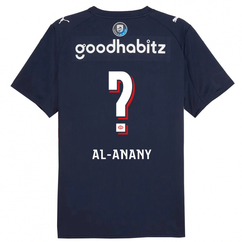 Danxen Kinder Yousif Al-Anany #0 Marine Weiß Auswärtstrikot Trikot 2025/26 T-Shirt Österreich