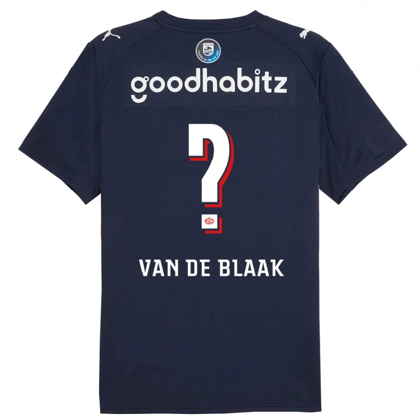 Danxen Kinder Emmanuel Van De Blaak #0 Marine Weiß Auswärtstrikot Trikot 2025/26 T-Shirt Österreich