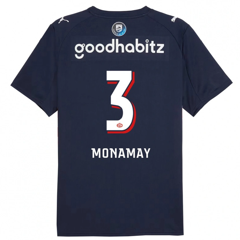 Danxen Kinder Madi Monamay #3 Marine Weiß Auswärtstrikot Trikot 2025/26 T-Shirt Österreich