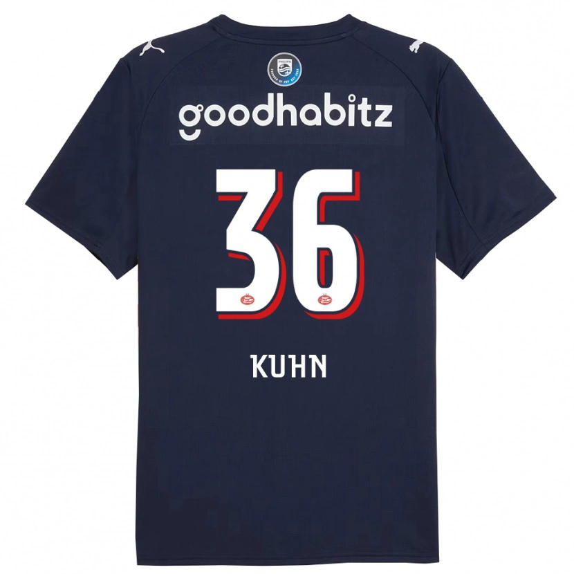 Danxen Kinder Wessel Kuhn #36 Marine Weiß Auswärtstrikot Trikot 2025/26 T-Shirt Österreich