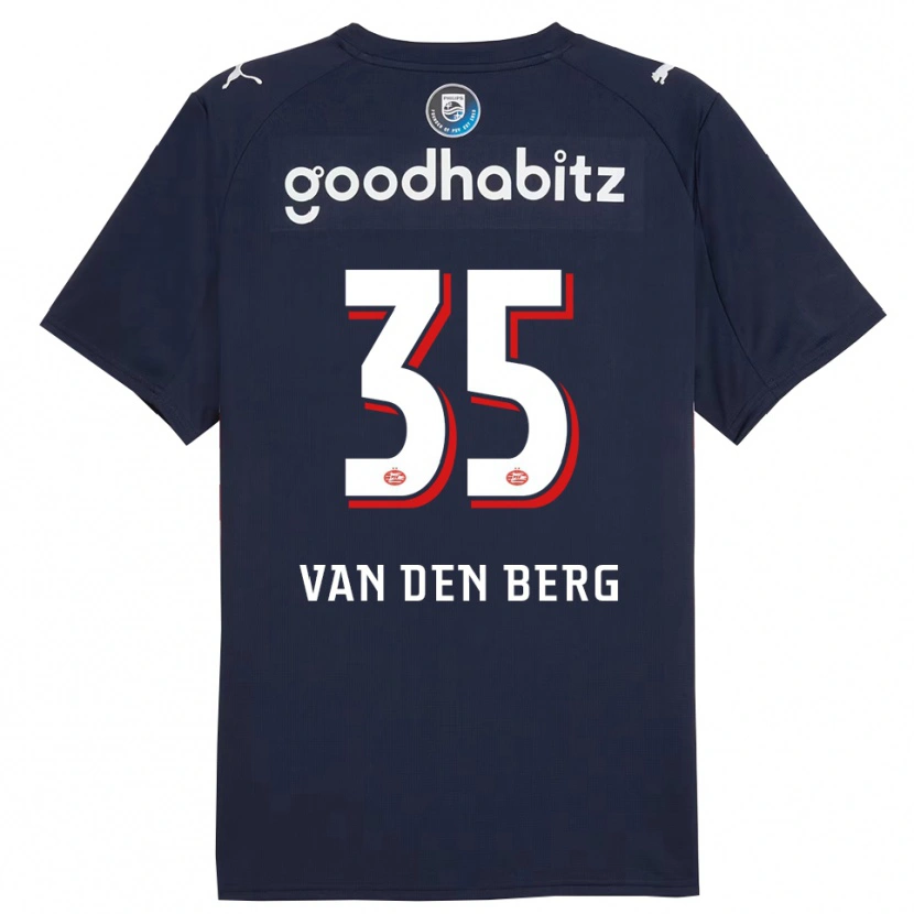 Danxen Kinder Joel Van Den Berg #35 Marine Weiß Auswärtstrikot Trikot 2025/26 T-Shirt Österreich