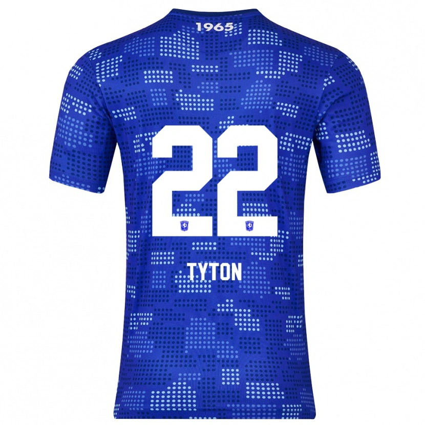 Danxen Kinder Przemyslaw Tyton #22 Blau Himmelblau Auswärtstrikot Trikot 2025/26 T-Shirt Österreich