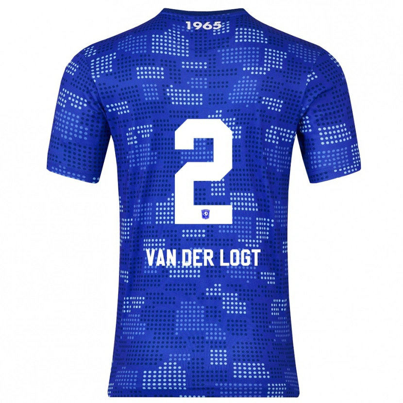 Danxen Kinder Jim Van Der Logt #2 Blau Himmelblau Auswärtstrikot Trikot 2025/26 T-Shirt Österreich