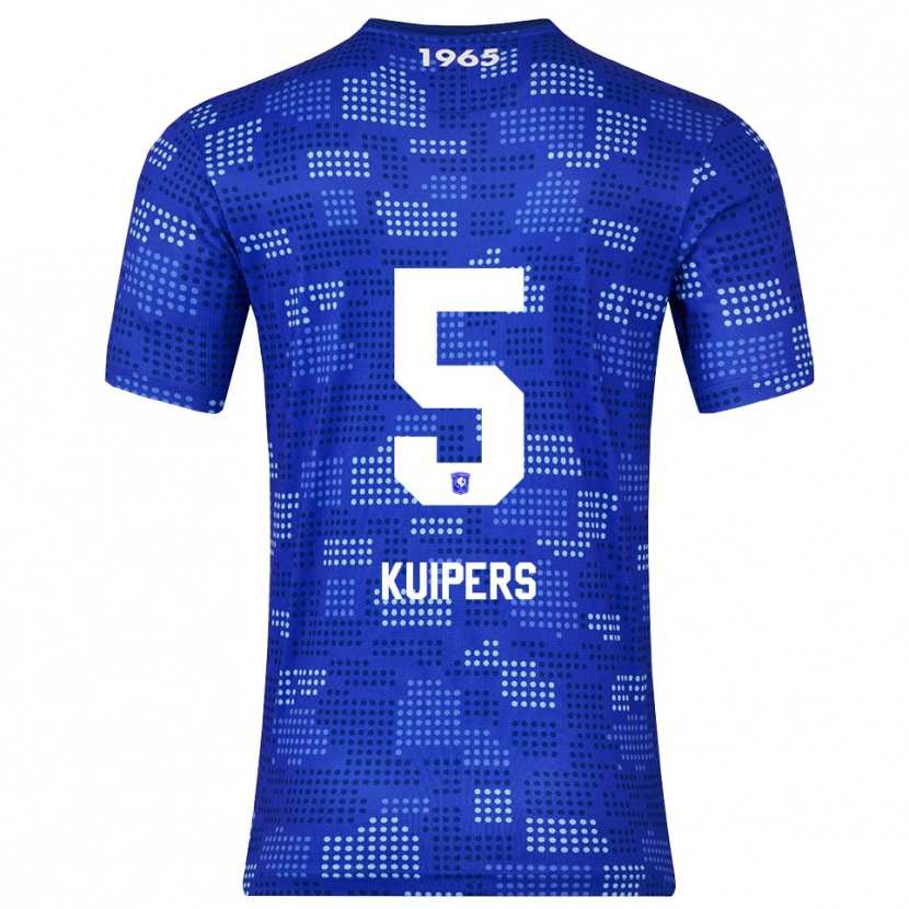Danxen Kinder Bas Kuipers #5 Blau Himmelblau Auswärtstrikot Trikot 2025/26 T-Shirt Österreich
