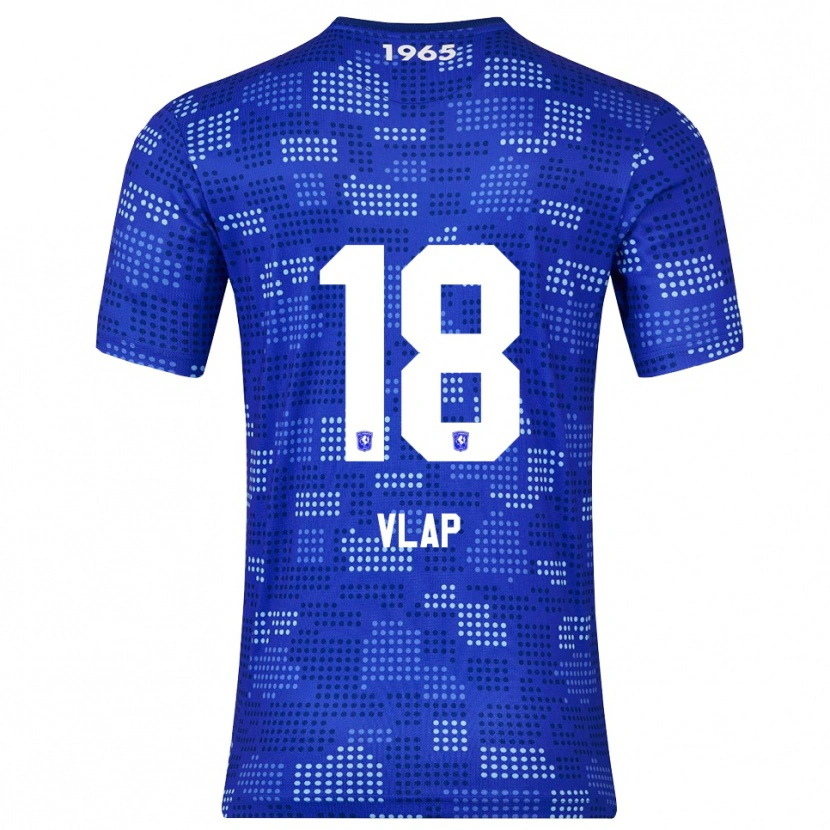 Danxen Kinder Michel Vlap #18 Blau Himmelblau Auswärtstrikot Trikot 2025/26 T-Shirt Österreich