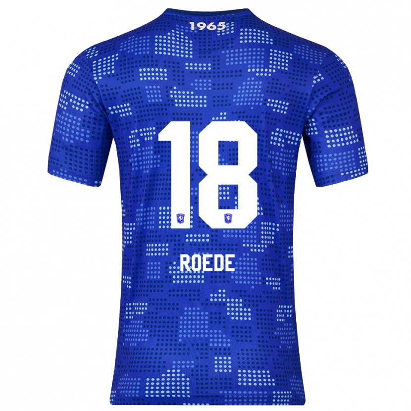Danxen Kinder Melle Roede #18 Blau Himmelblau Auswärtstrikot Trikot 2025/26 T-Shirt Österreich