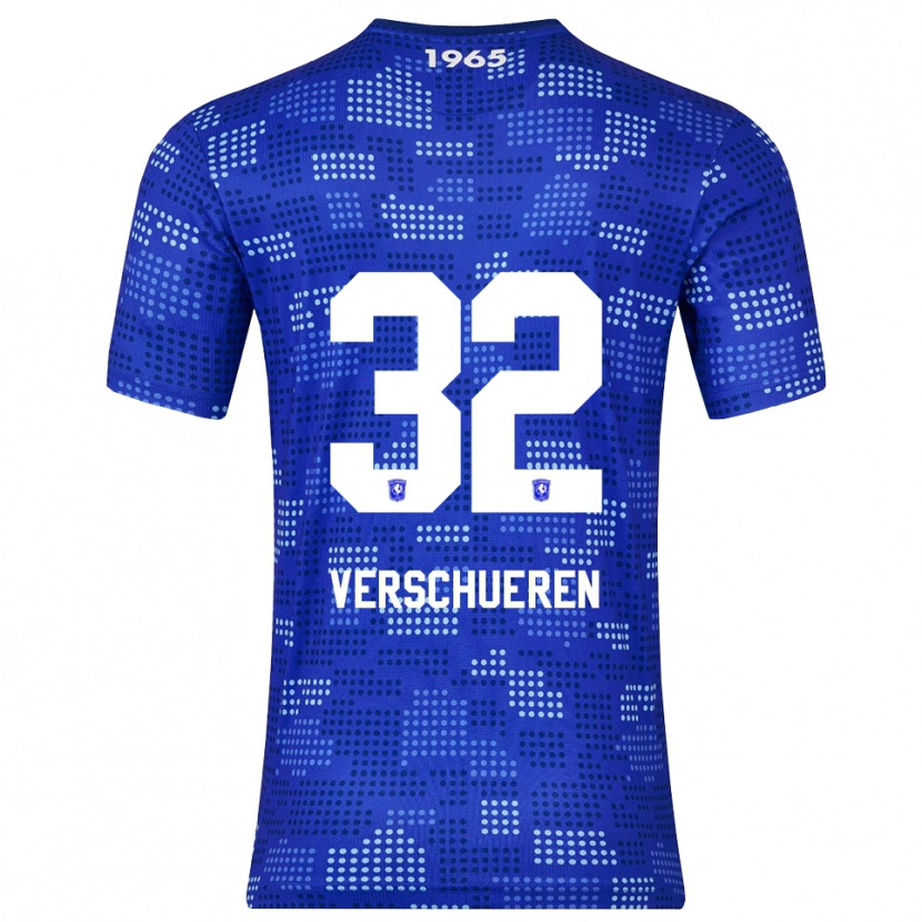 Danxen Kinder Arno Verschueren #32 Blau Himmelblau Auswärtstrikot Trikot 2025/26 T-Shirt Österreich