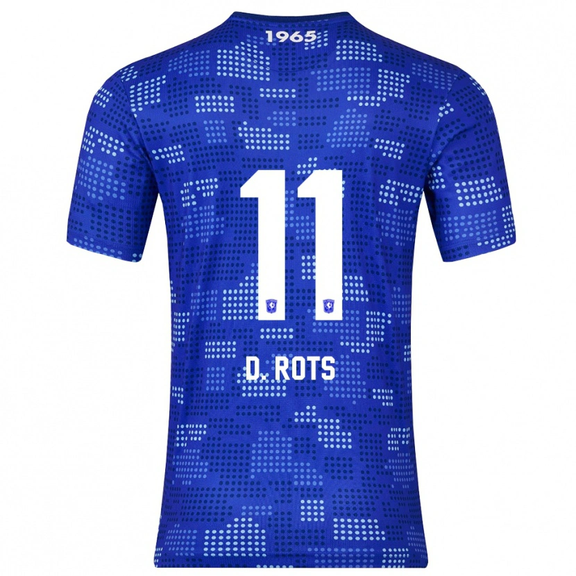 Danxen Kinder Daan Rots #11 Blau Himmelblau Auswärtstrikot Trikot 2025/26 T-Shirt Österreich