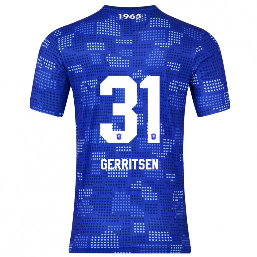Danxen Kinder Yannick Gerritsen #31 Blau Himmelblau Auswärtstrikot Trikot 2025/26 T-Shirt Österreich