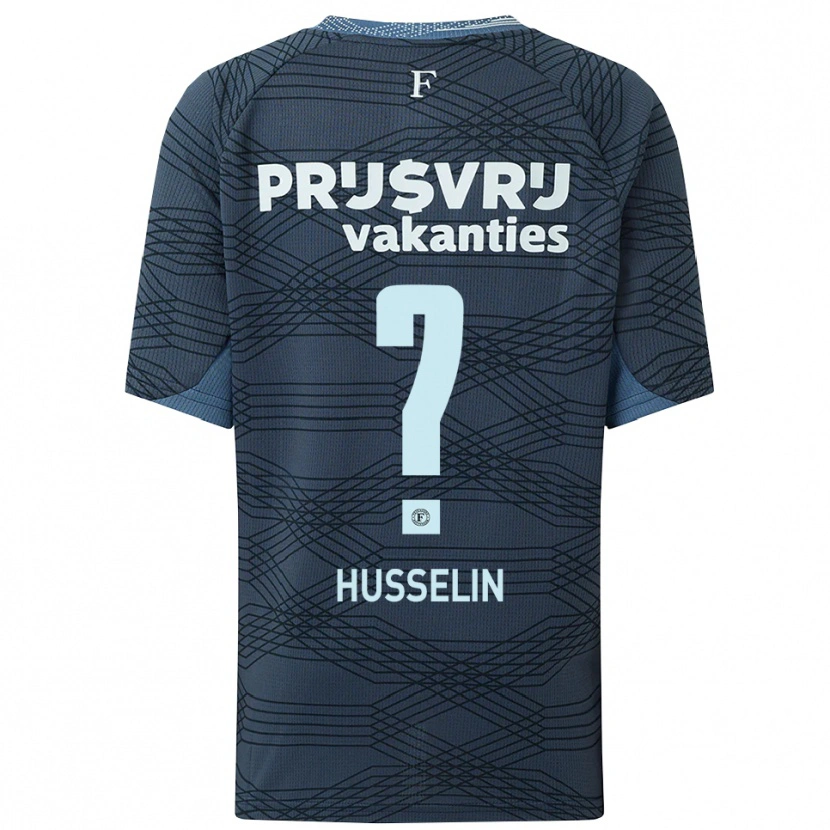 Danxen Kinder Mateo Husselin #0 Schwarz Grau Auswärtstrikot Trikot 2025/26 T-Shirt Österreich