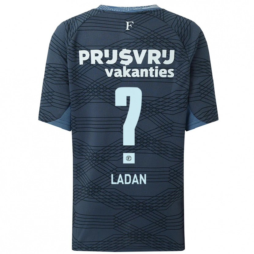 Danxen Kinder Delano Ladan #0 Schwarz Grau Auswärtstrikot Trikot 2025/26 T-Shirt Österreich