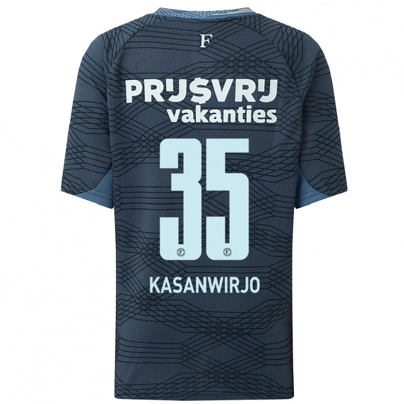 Danxen Kinder Neraysho Kasanwirjo #35 Schwarz Grau Auswärtstrikot Trikot 2025/26 T-Shirt Österreich