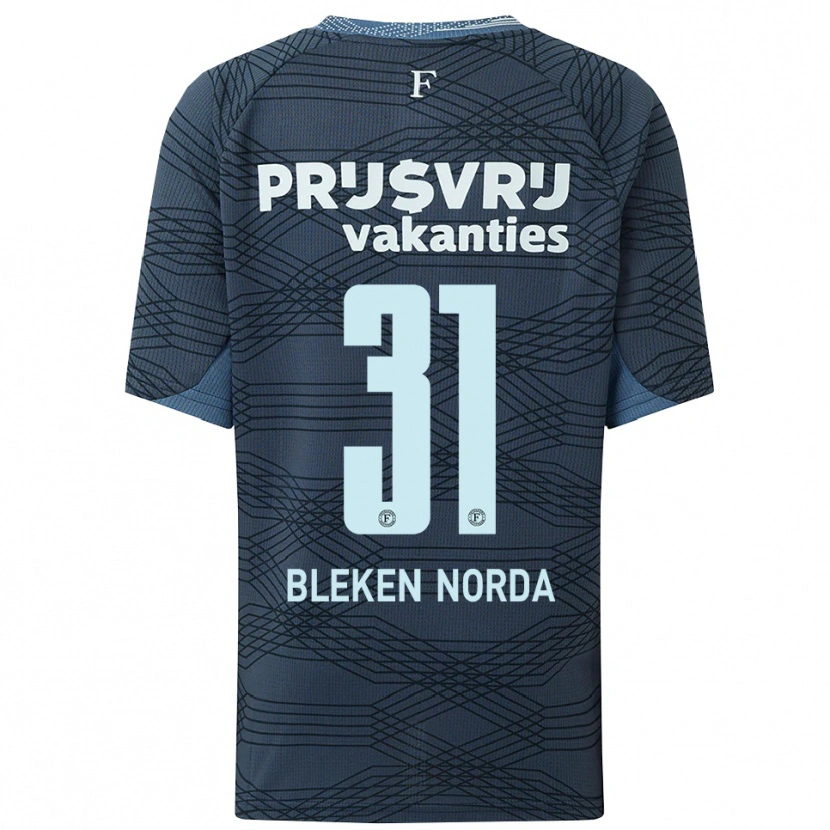 Danxen Kinder Haakon Bleken Norda #31 Schwarz Grau Auswärtstrikot Trikot 2025/26 T-Shirt Österreich