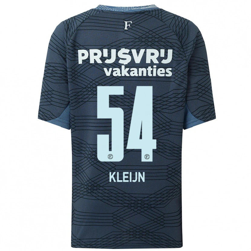 Danxen Kinder Mike Kleijn #54 Schwarz Grau Auswärtstrikot Trikot 2025/26 T-Shirt Österreich