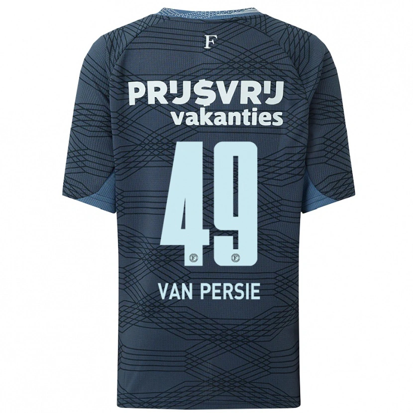 Danxen Kinder Shaqueel Van Persie #49 Schwarz Grau Auswärtstrikot Trikot 2025/26 T-Shirt Österreich