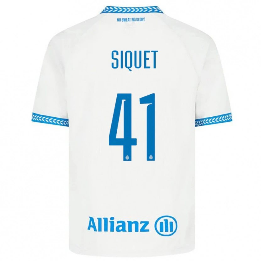 Danxen Kinder Hugo Siquet #41 Blau Weiß Auswärtstrikot Trikot 2025/26 T-Shirt Österreich