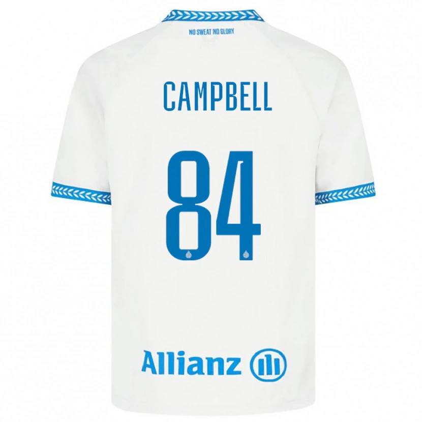Danxen Kinder Shandre Campbell #84 Blau Weiß Auswärtstrikot Trikot 2025/26 T-Shirt Österreich