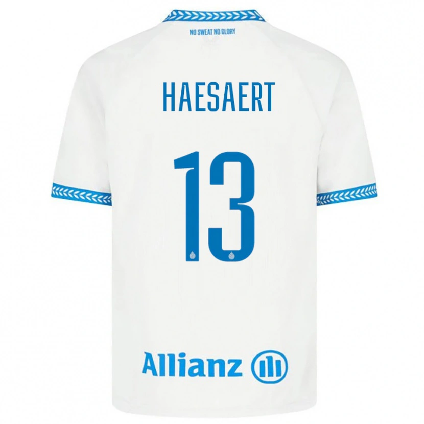 Danxen Kinder Mateo Haesaert #13 Blau Weiß Auswärtstrikot Trikot 2025/26 T-Shirt Österreich