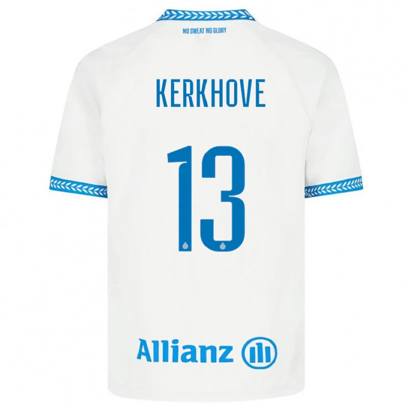 Danxen Kinder Angel Kerkhove #13 Blau Weiß Auswärtstrikot Trikot 2025/26 T-Shirt Österreich
