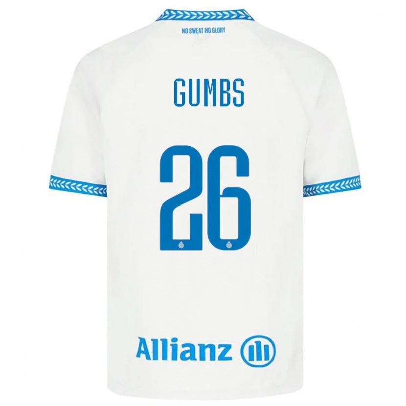 Danxen Kinder Aisse Gumbs #26 Blau Weiß Auswärtstrikot Trikot 2025/26 T-Shirt Österreich