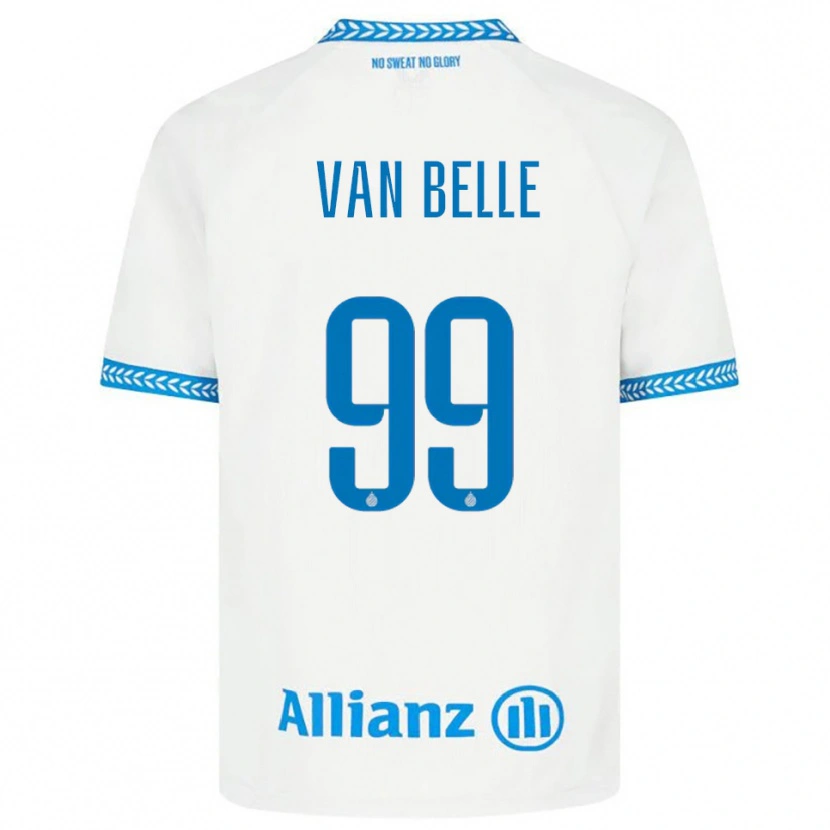 Danxen Kinder Lyndsey Van Belle #99 Blau Weiß Auswärtstrikot Trikot 2025/26 T-Shirt Österreich