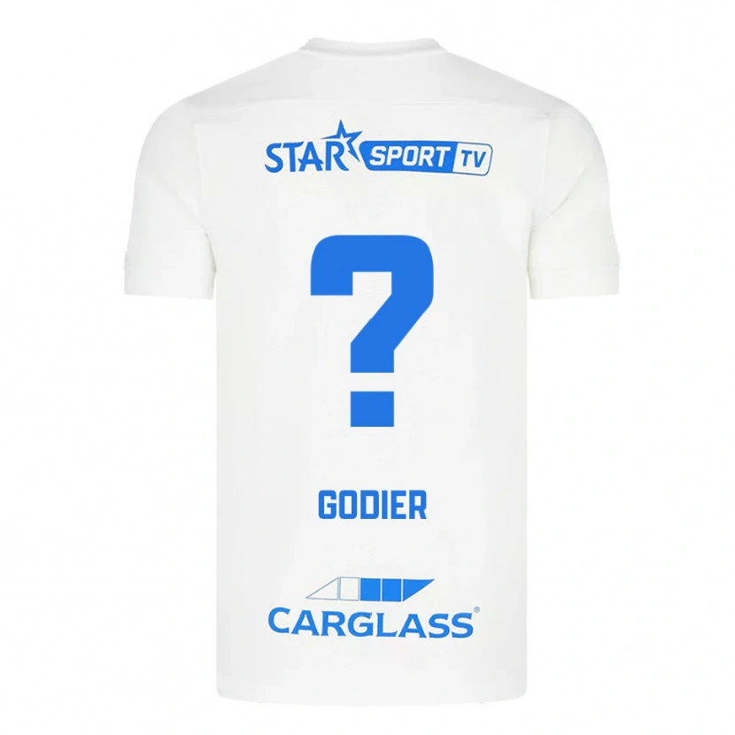 Danxen Kinder Chelsea Godier #0 Weiß Blau Auswärtstrikot Trikot 2025/26 T-Shirt Österreich