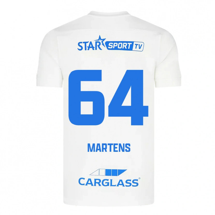 Danxen Kinder Nolan Martens #64 Weiß Blau Auswärtstrikot Trikot 2025/26 T-Shirt Österreich