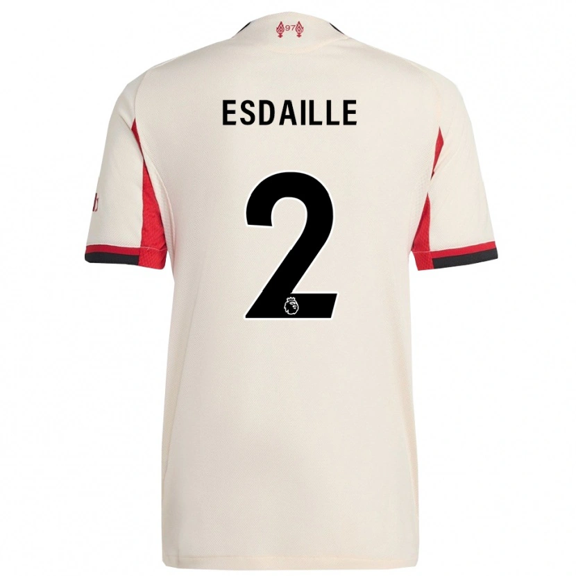 Danxen Kinder Dj Esdaille #2 Weiß Schwarz Auswärtstrikot Trikot 2025/26 T-Shirt Österreich