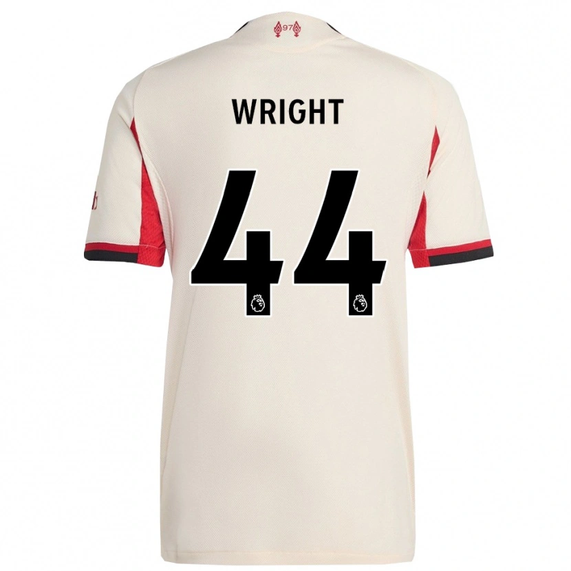 Danxen Kinder Will Wright #44 Weiß Schwarz Auswärtstrikot Trikot 2025/26 T-Shirt Österreich