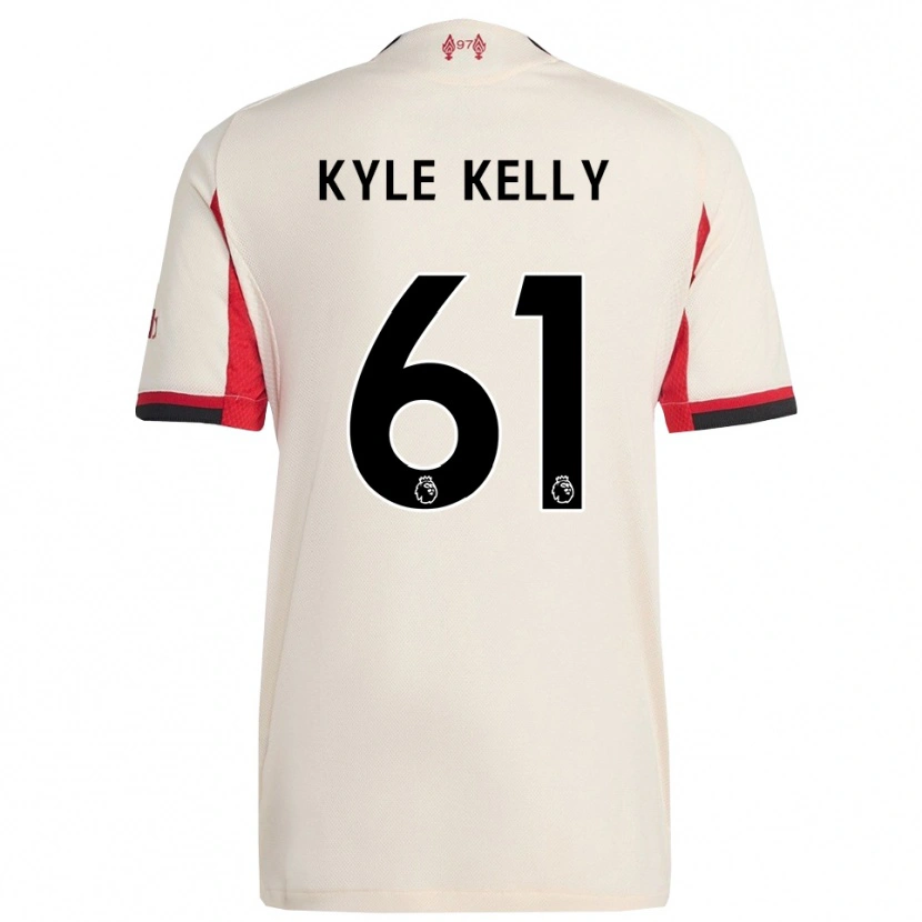 Danxen Kinder Kyle Kelly #61 Weiß Schwarz Auswärtstrikot Trikot 2025/26 T-Shirt Österreich