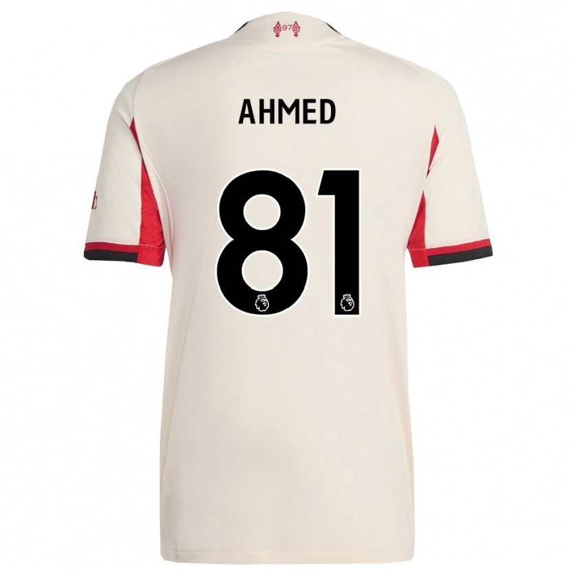 Danxen Kinder Kareem Ahmed #81 Weiß Schwarz Auswärtstrikot Trikot 2025/26 T-Shirt Österreich
