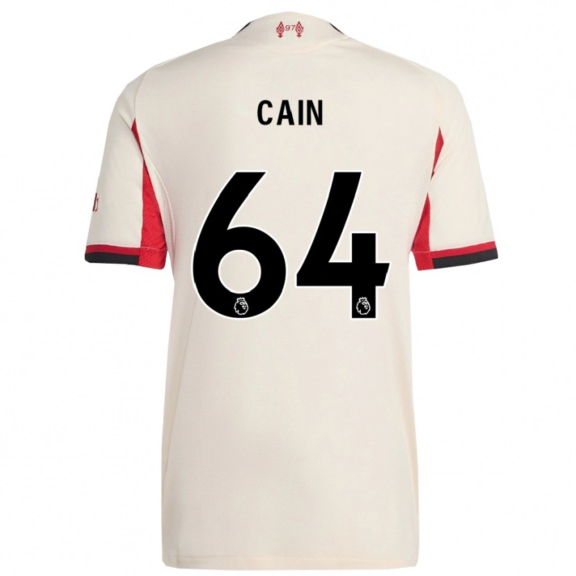 Danxen Kinder Jake Cain #64 Weiß Schwarz Auswärtstrikot Trikot 2025/26 T-Shirt Österreich