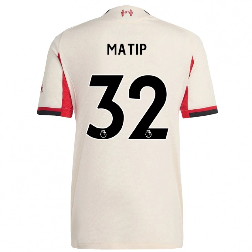 Danxen Kinder Joel Matip #32 Weiß Schwarz Auswärtstrikot Trikot 2025/26 T-Shirt Österreich