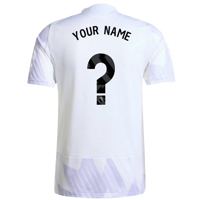 Danxen Kinder Ihren Namen #0 Weiß Lila Lila Auswärtstrikot Trikot 2025/26 T-Shirt Österreich