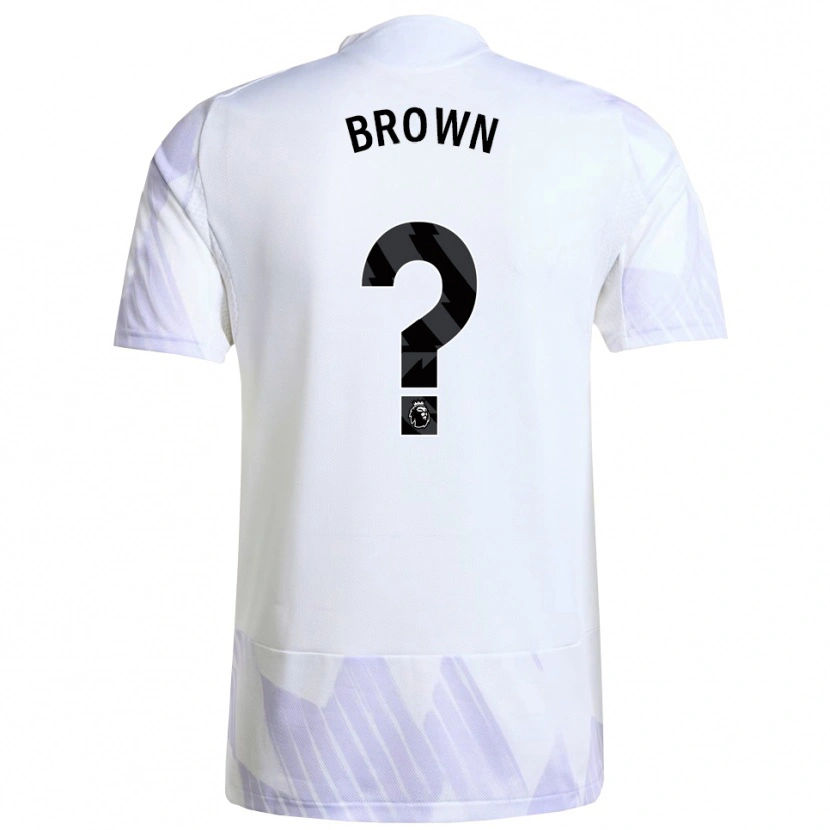 Danxen Kinder Nathaniel-Junior Brown #0 Weiß Lila Lila Auswärtstrikot Trikot 2025/26 T-Shirt Österreich