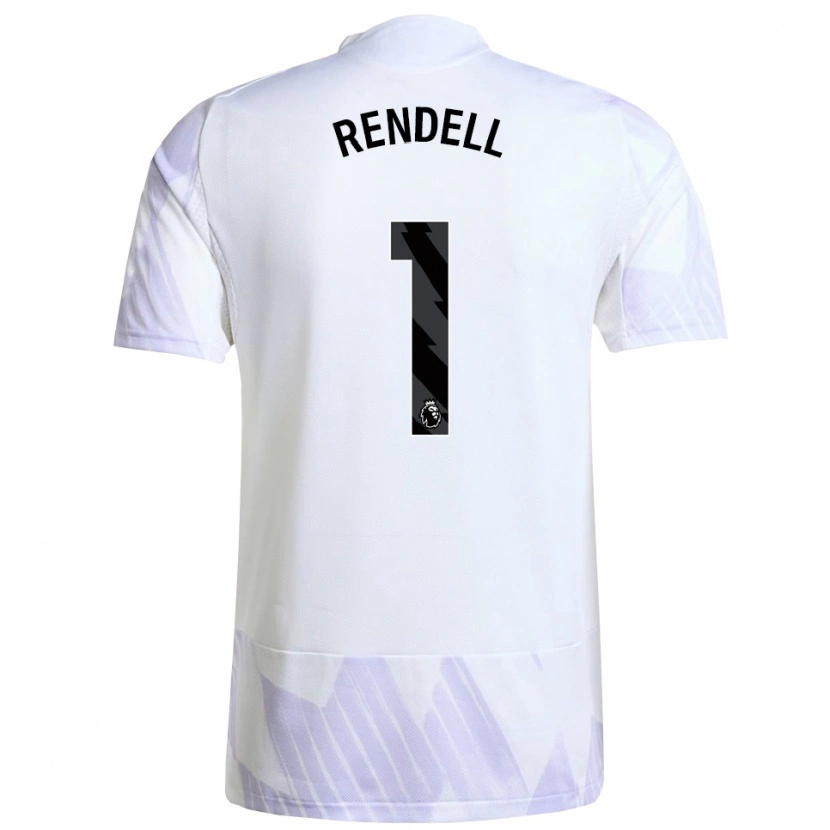 Danxen Kinder Kayla Rendell #1 Weiß Lila Lila Auswärtstrikot Trikot 2025/26 T-Shirt Österreich