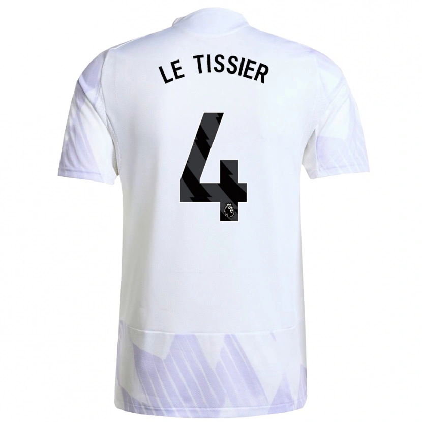 Danxen Kinder Maya Le Tissier #4 Weiß Lila Lila Auswärtstrikot Trikot 2025/26 T-Shirt Österreich
